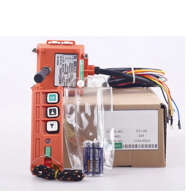 

JoHigh 380v 220v 36v 24v Industrial Wireless Crane Remote Control Switch F21-2S 1 transmitter + 1 receiver