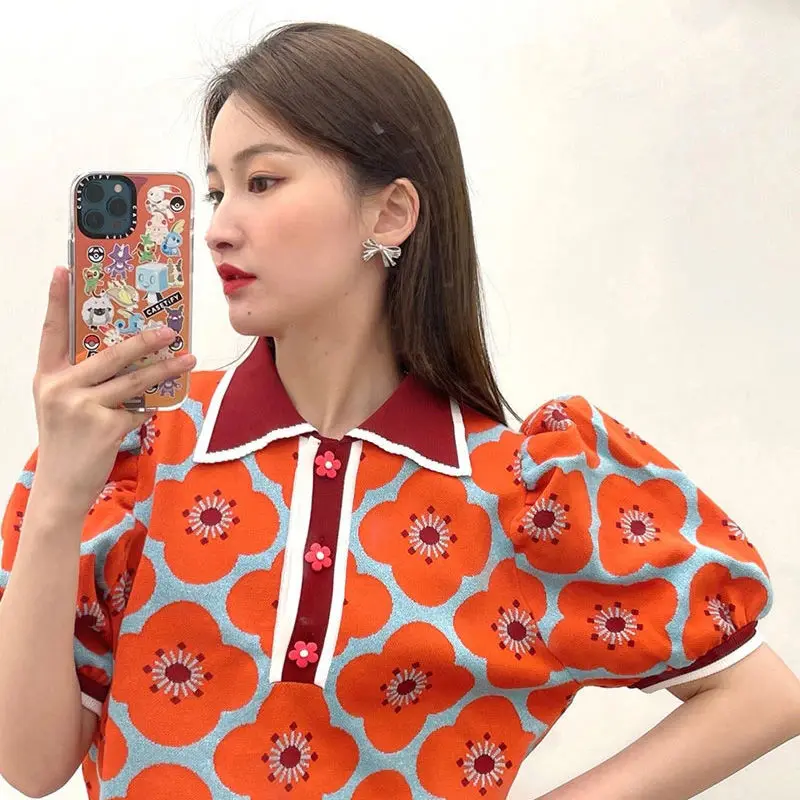 Футболка женская с отложным воротником милая стильная Базовая Повседневная