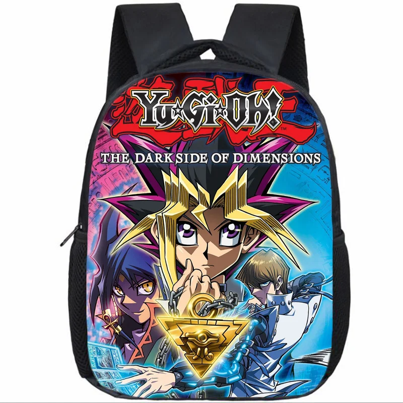 Yu-Gi-Oh! School Bags Kindergarten Backpack Printing Pattern School Rucksack Cute Bookbag Anime School Supplies
