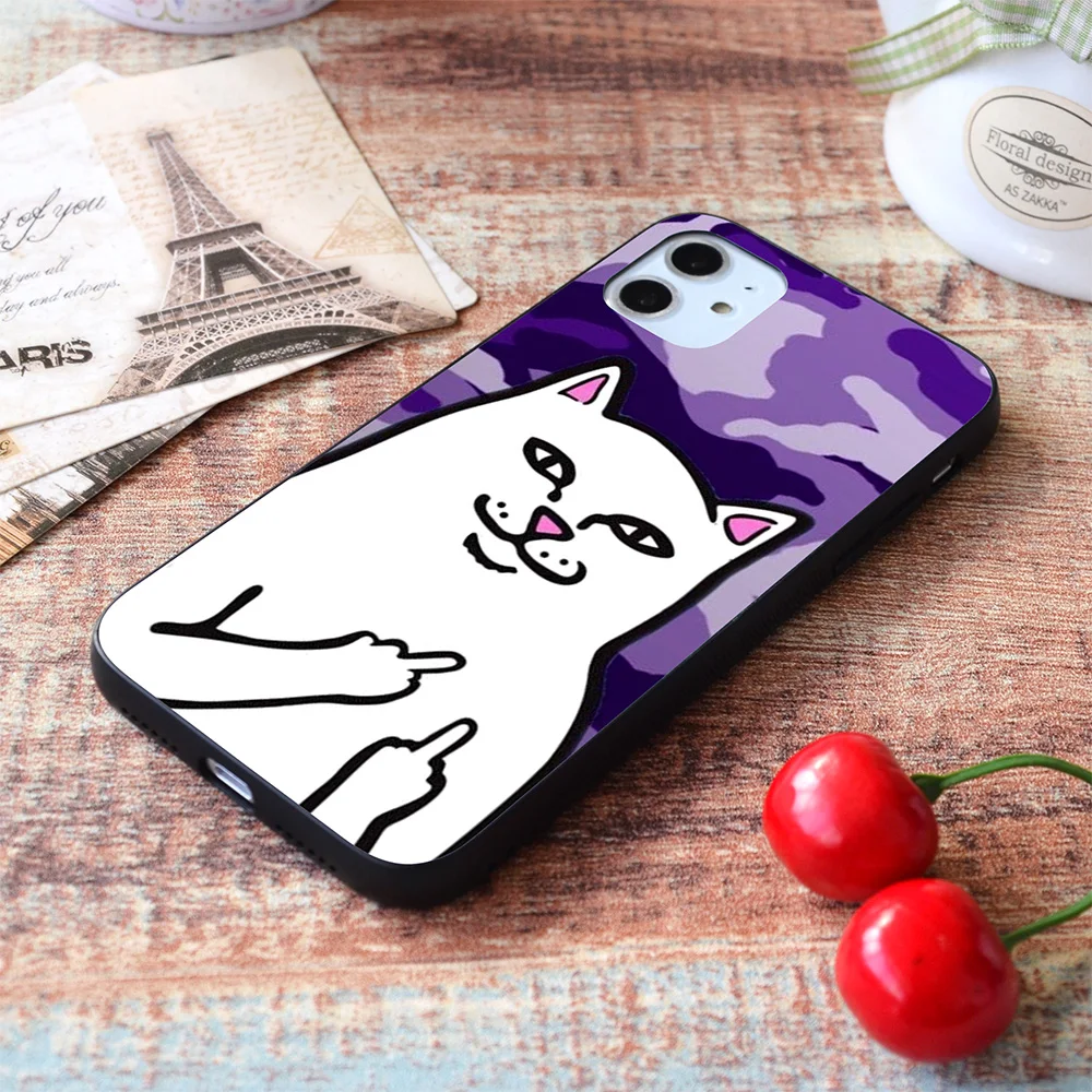 

For iPhone Cat nermal soft TPU border Apple iPhone Case