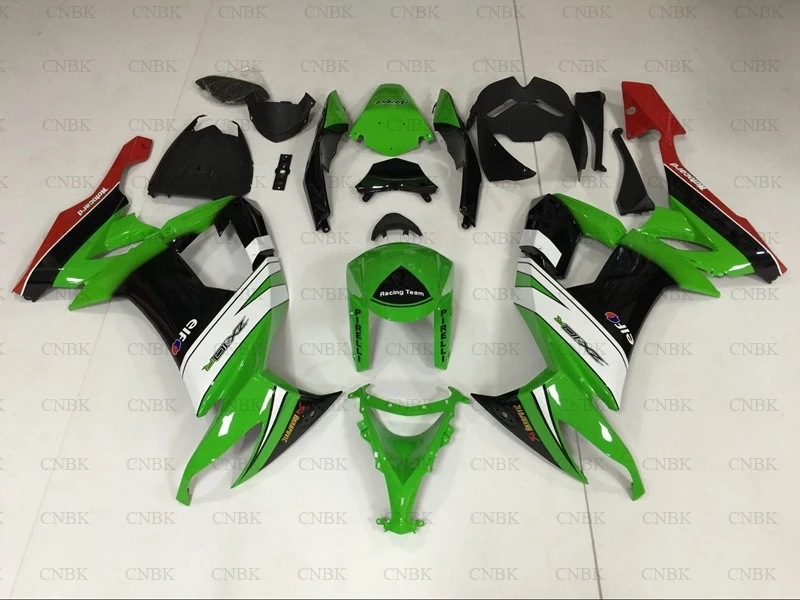 Пластиковые обтекатели для Ninja ZX 10r 2009 кузов 08 09 наборы обтекателей 2008 2010 зеленый