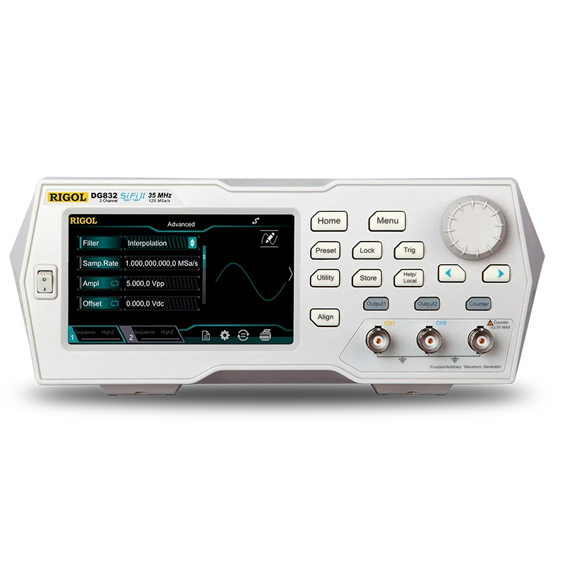 

RIGOL DG832 Signal Generator Function/Arbitrary Waveform Function Generator 30MHZ 2 output channels