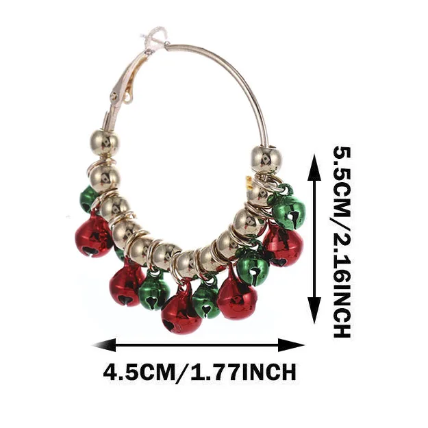 

Christmas Series Multi-style Christmas Gift Girl Cute Jewelry Alloy Plating Color Pendant Earrings Fashion Temperament