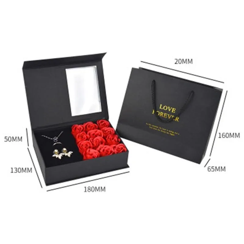 Коробка для хранения ювелирных изделий розовая Подарочная коробка вечное мыло