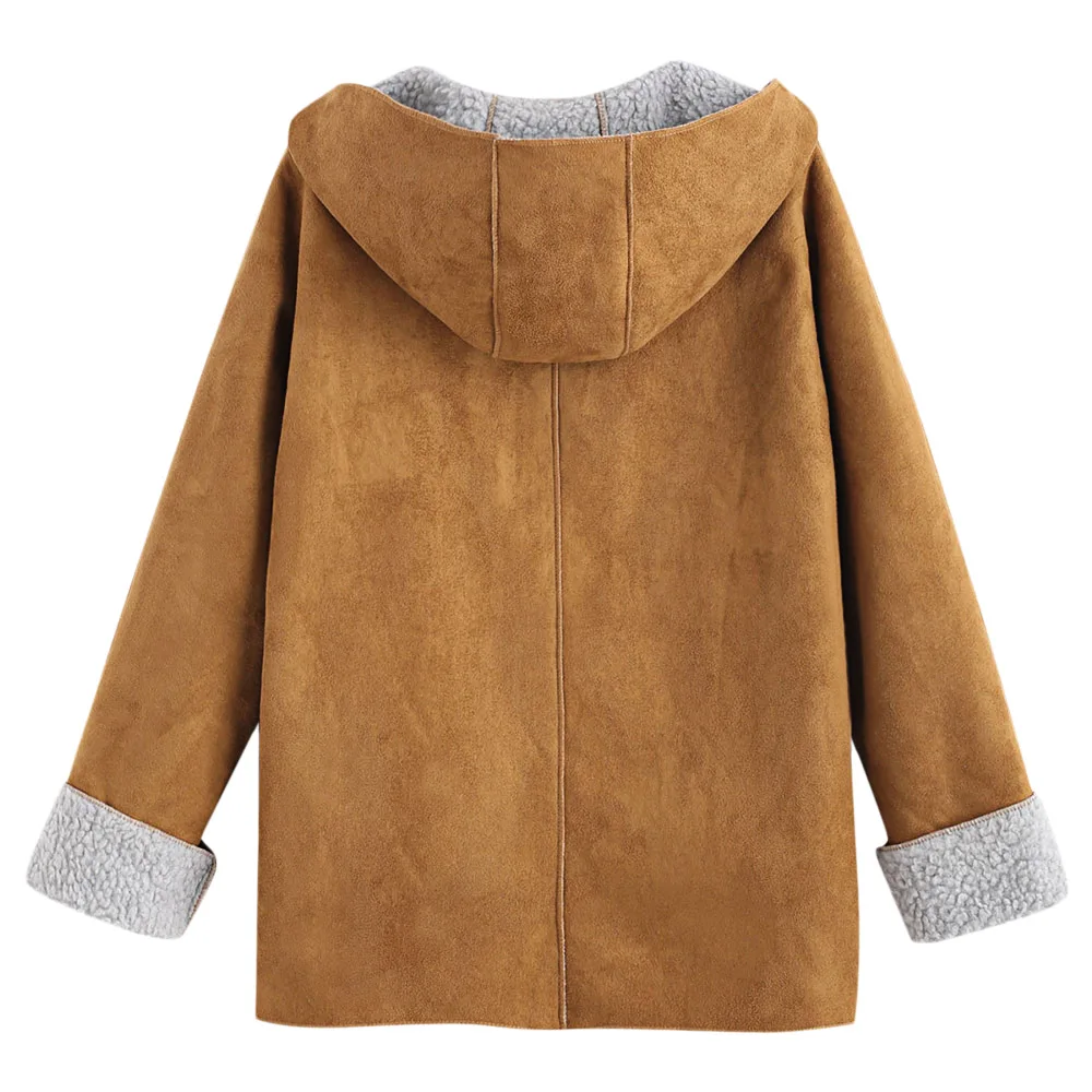 ZAFUL новинка Женская куртка Повседневный искусственный кожаный с кнопкой