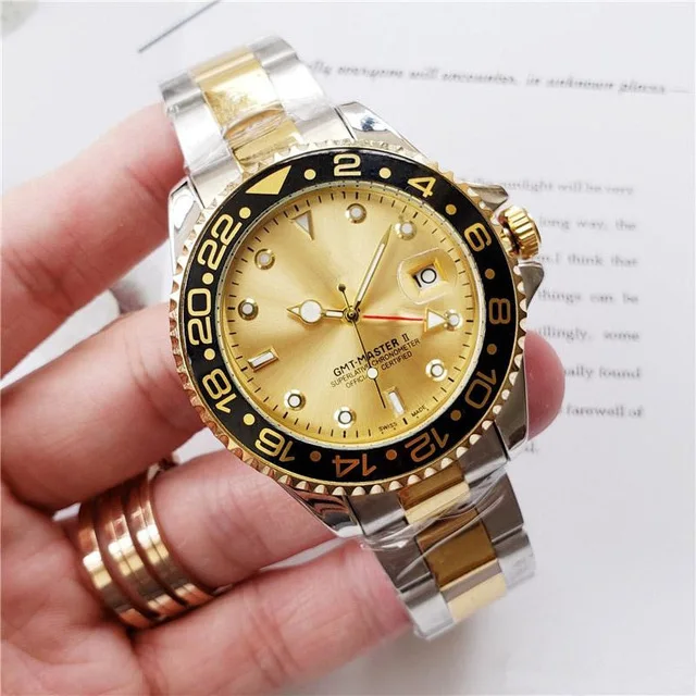

Luxury brand men's top designer sports watch 44MM men's digital quartz mechanical watch men's steel band watch