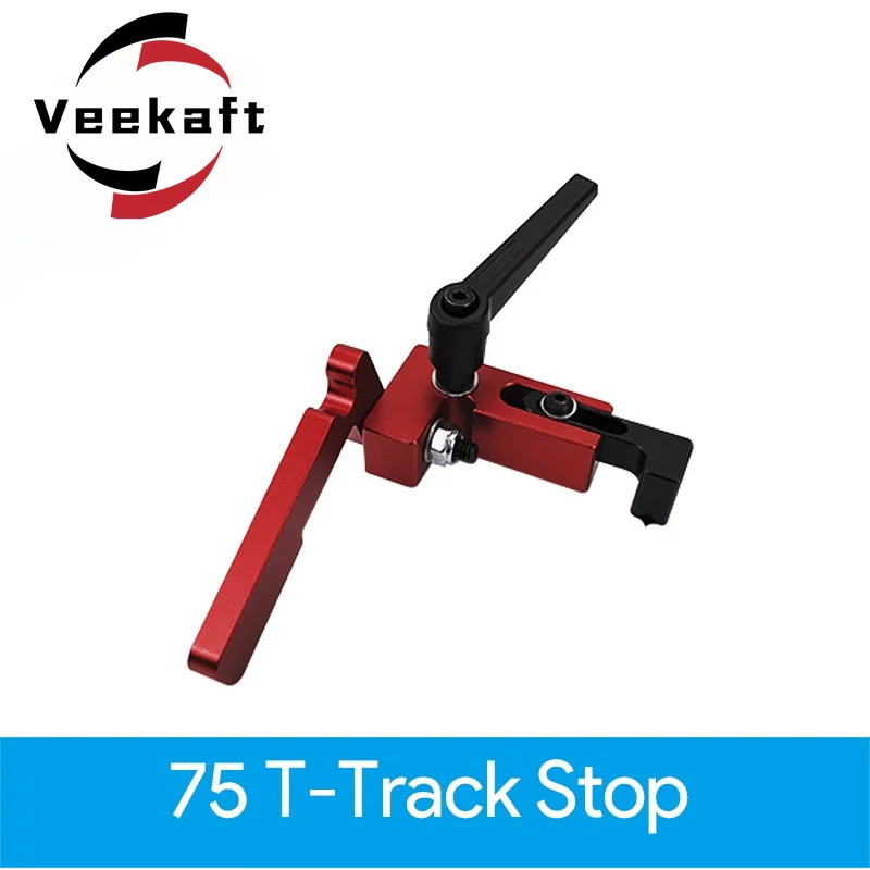 

Стоп Т-образная торцовочная пила высотой 75 мм, алюминиевый профиль, Т-образная пробка, инструмент для деревообработки