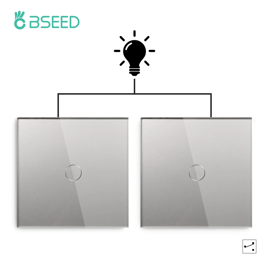 

Настенные высветильник ели BSEED на 1/2/3 клавиши, 220 В, 2 шт.