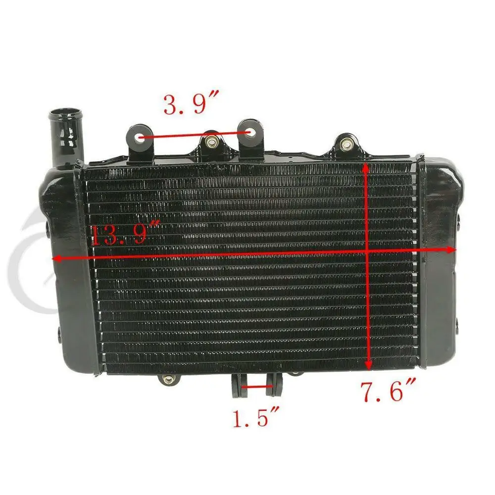 

Motorcycle Replacement Radiator Cooler Cooling For Honda Bors400 1988-1990 1989 Bros 650 NTV650