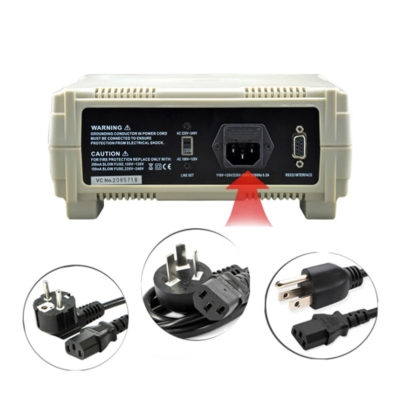 Новый Настольный цифровой мультиметр VC8145 высокоточный двойной дисплей