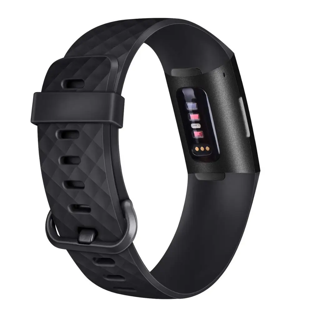 Силиконовый ремешок для фитнес-браслета Fitbit Charge 3 SE сменный смарт-часов 4/3SE