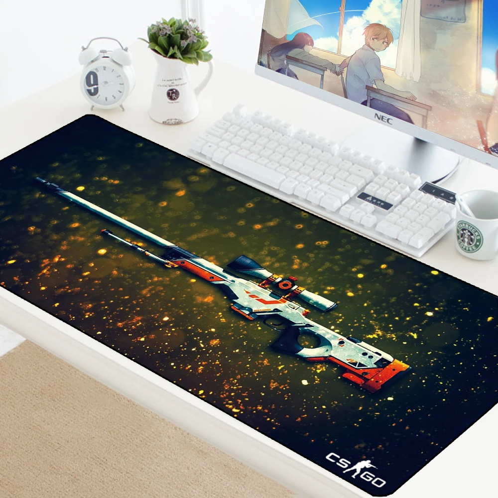 Игровой коврик для мыши CSGO с запирающимся краем, геймер XL, большой игровой резиновый коврик для мыши CS GO, коврик для клавиатуры CSGO, компьютерный коврик для ouija board