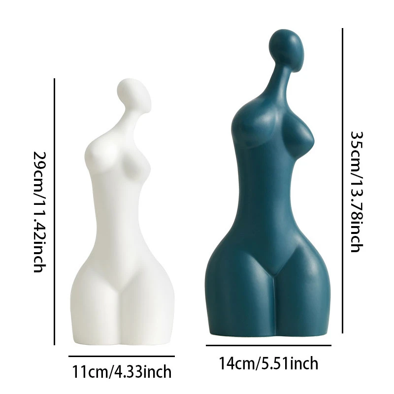 

Nordic abstract body art ornaments modern minimalist office study living room decor creative abstract crafts home decor gift