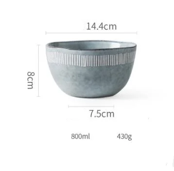 5.5 Inch Bowl 1 шт. в скандинавском стиле, домашняя керамическая миска для риса в западном стиле, плоская тарелка для стейка, фруктов, салата, лапши, обеденная миска, круглая тарелка, посуда - Цвет: 5.5 Inch Bowl
