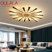 oulala nordic ceiling light modern simple lamp fixtures led 3 colors home for living dining room