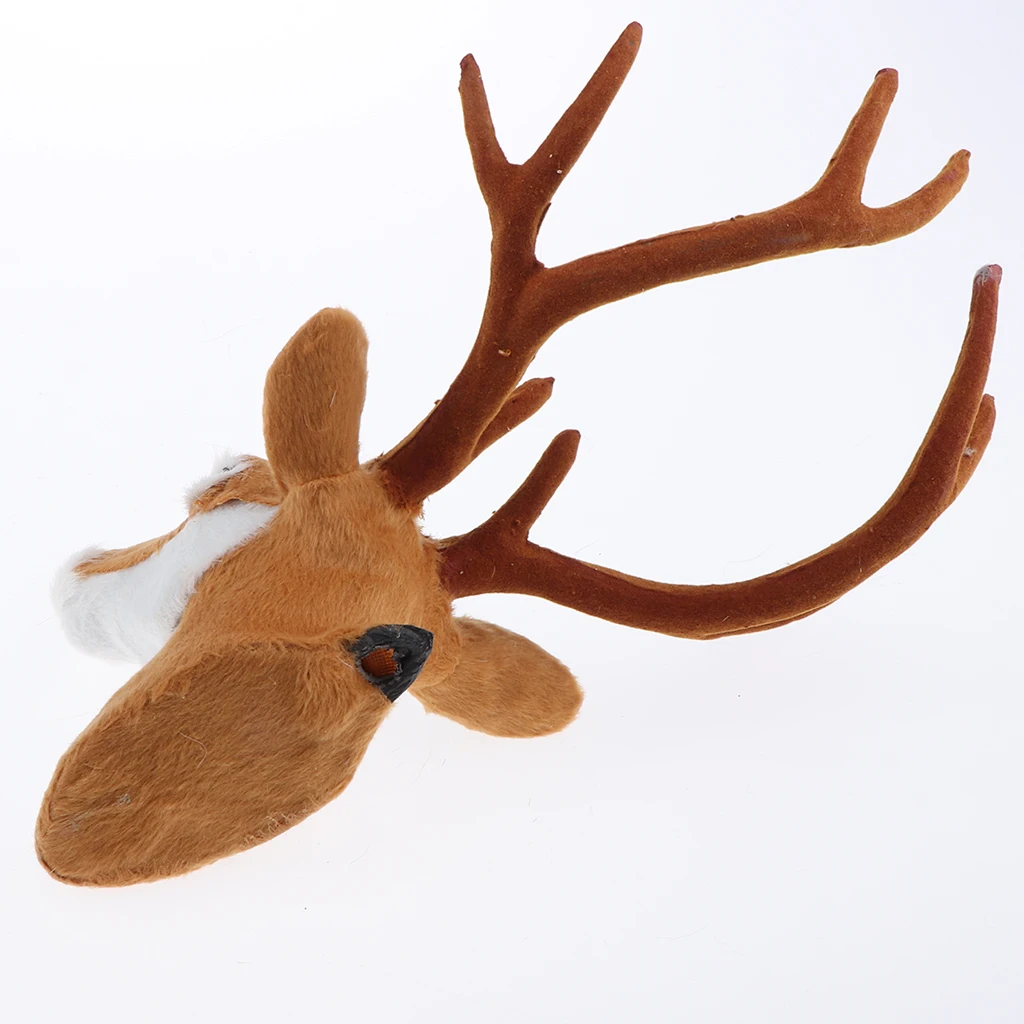 

Faux Deer Head Models Animal Head Wall Sculpture Home Decoration Gift Yard & Garden Decor