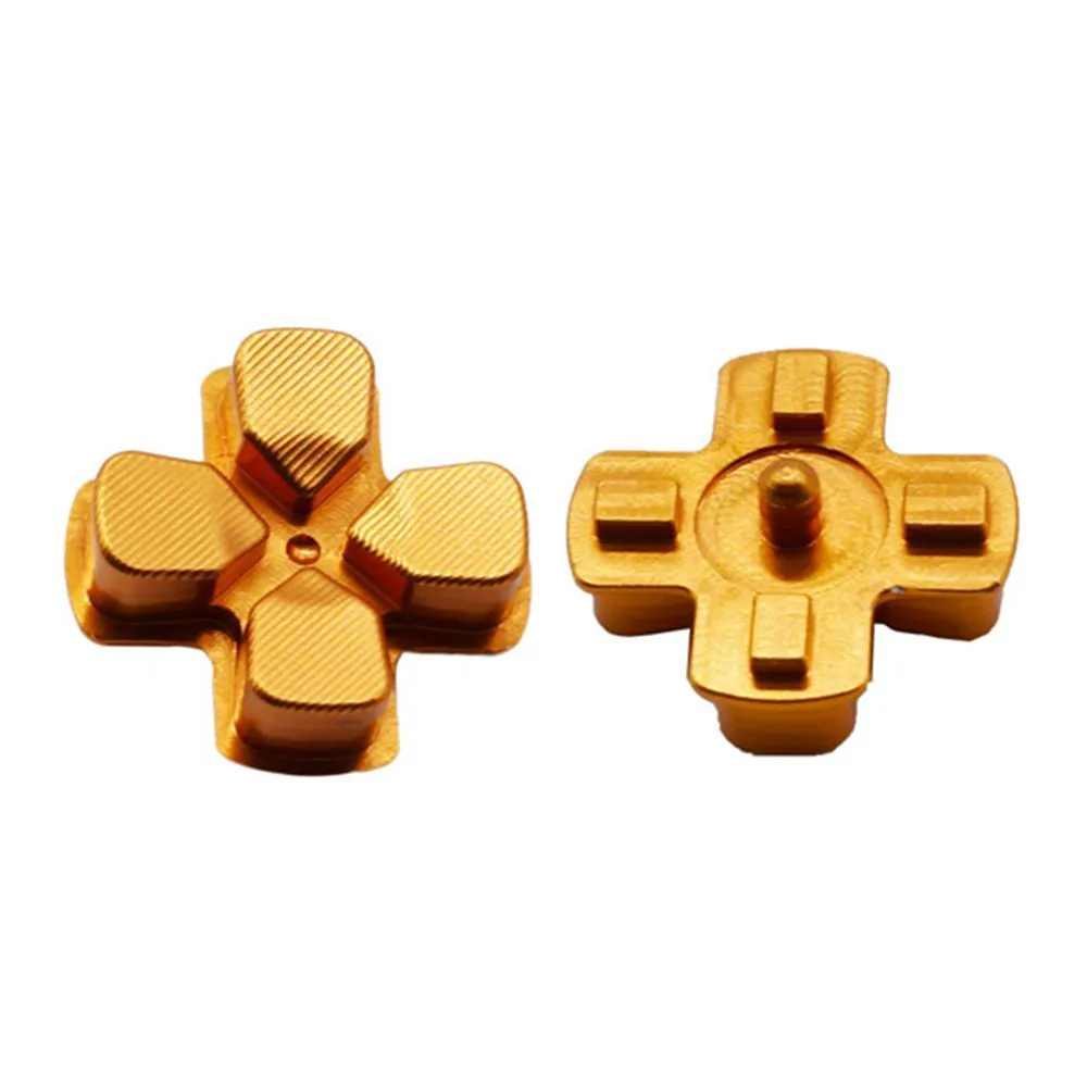Для Sony Playstation Dualshock 4 Control ler Gold Dpad + латунные аналоговые стики для большого пальца 9