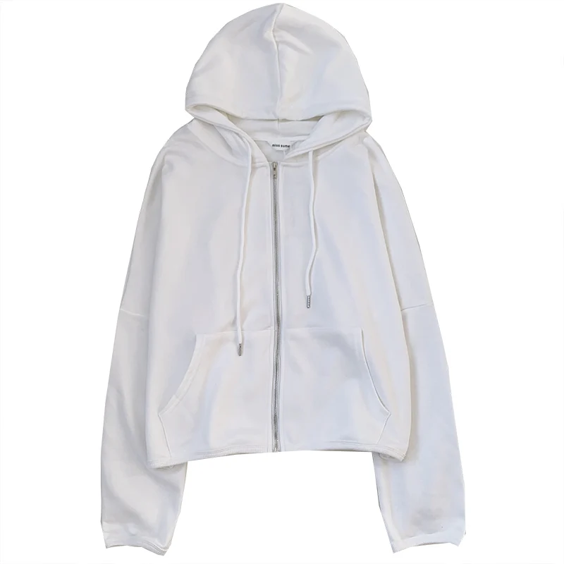 

2021 Spring Streetwear Women Oversized Hoodies Cotton Outfits Boyfriend Unisex Hooded Long Sleeve Pocket Sweatshirt Tops