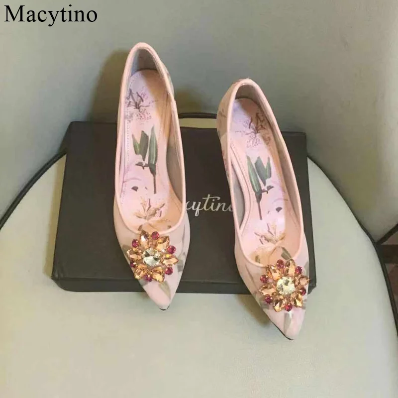 Туфли-лодочки женские на высоком каблуке 6 см Хрустальный бренд блестящие