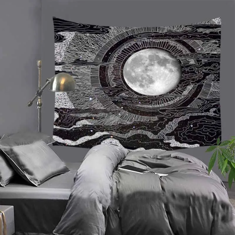 Famous painting creative printed tapestry hippie mandala wall hanging Bohemian bedspread dorm decor table cloth macrame | Дом и сад