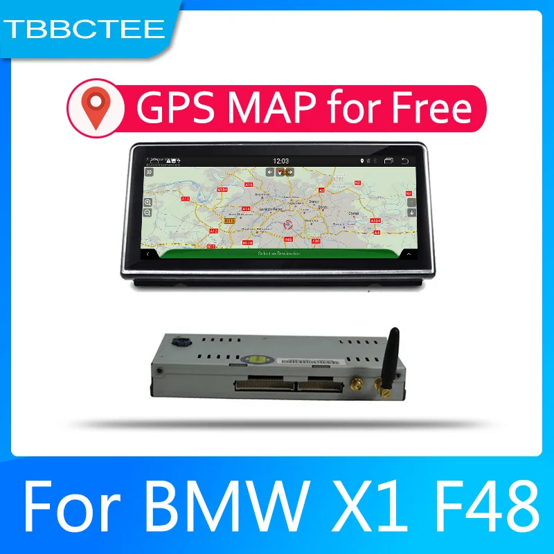 Автомобильная система Android 1080P IPS ЖК-экран для BMW X1 F48 2016 2017 NBT автомобильный