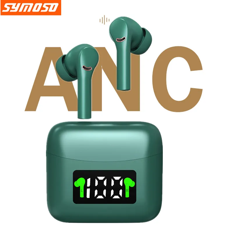 

TWS-стереонаушники Symoso ANC с поддержкой Bluetooth 5,2 и защитой от воды