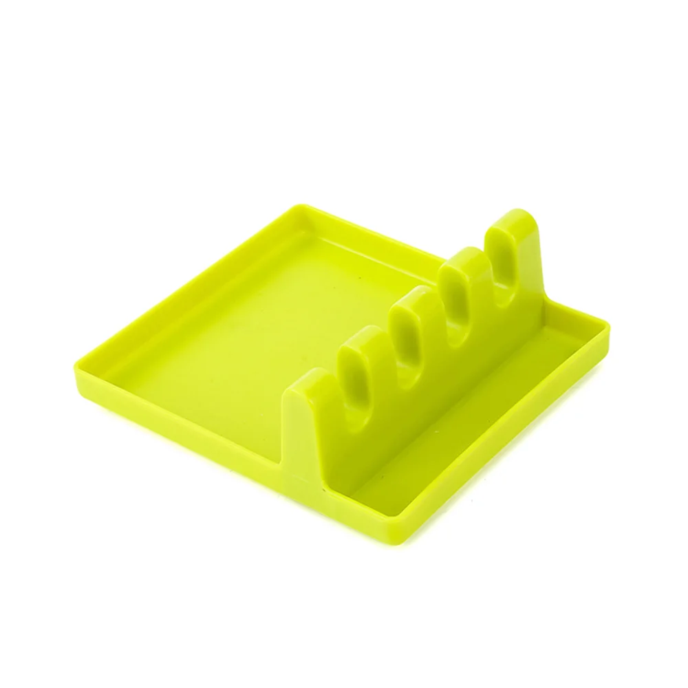 

1PC Multifunction Ladle Spoon Rest Holder Plastic Spatula Racks Kitchen Tools Holder Utensil Organizer Kitchen Storage Shelf