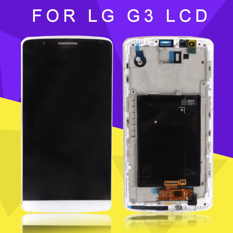Catteny продвижение для LG G3 ЖК-дисплей сенсорный экран дигитайзер сборка с рамкой D850