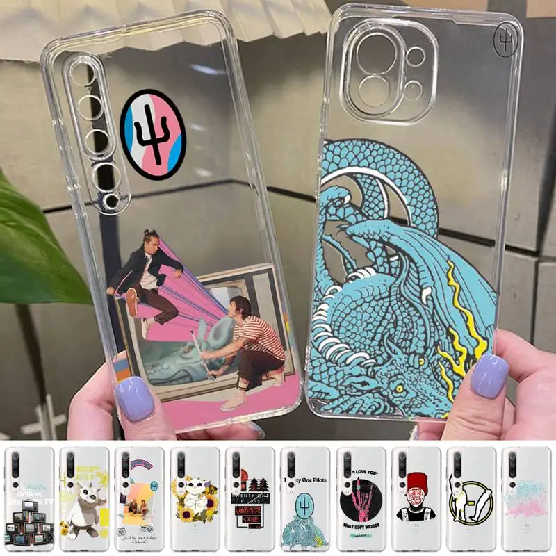 

Twenty One 21 Pilots Scaled icy Phone Case For Redmi Note 5 7 8 9 10 A K20 pro max lite for Xiaomi 10pro 10T