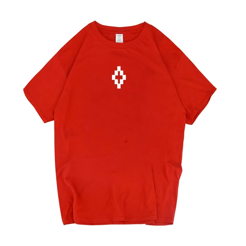 

Uomini t-manica corta scollo piccola stampa camicia uomo primavera moda Harajuku High Street tempo libero manica corta2021