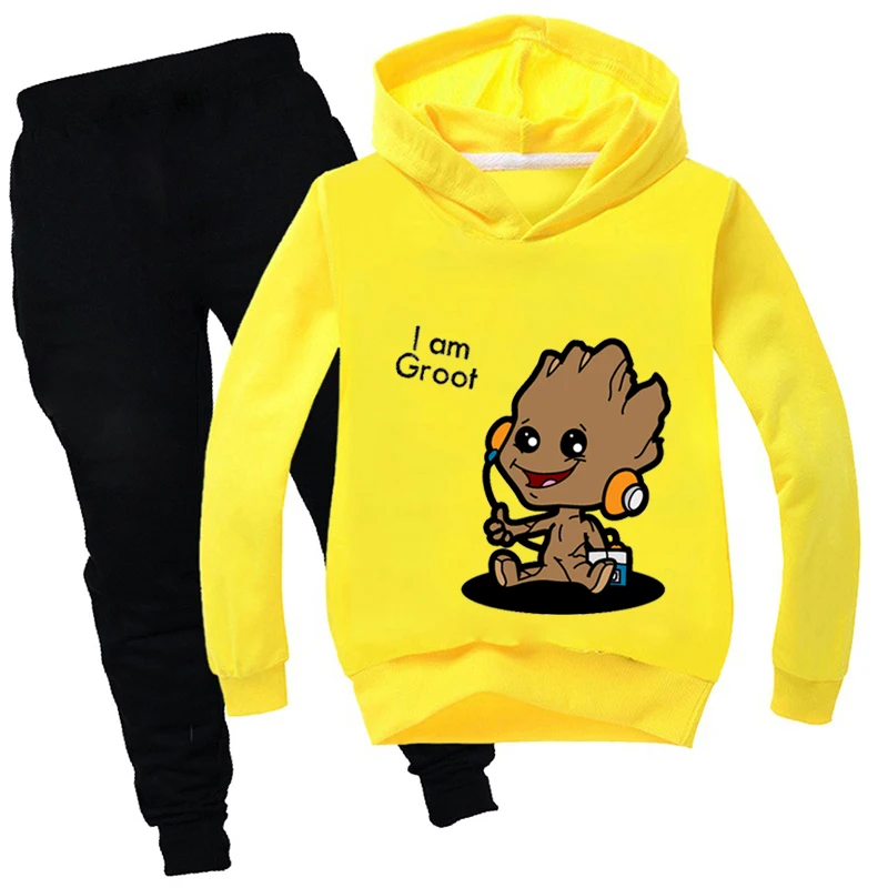 

2020 New Fashion Fall Clothes Toddler Boys Cotton Cute Girls Tops and Pants 2Pcs Boutique Children Clothing Sets