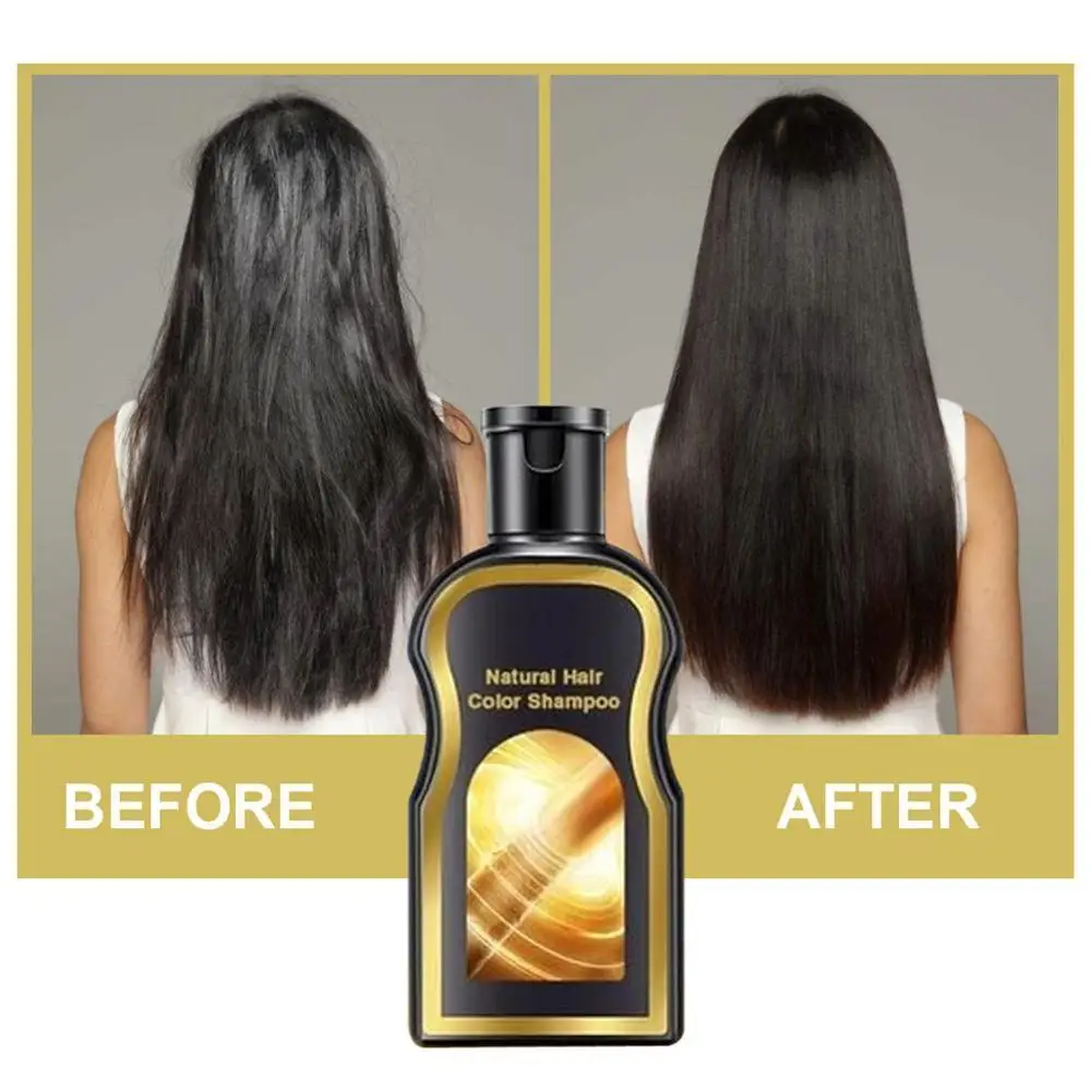 Многоцветный черный шампунь для волос gleditasia натуральный ухода за волосами