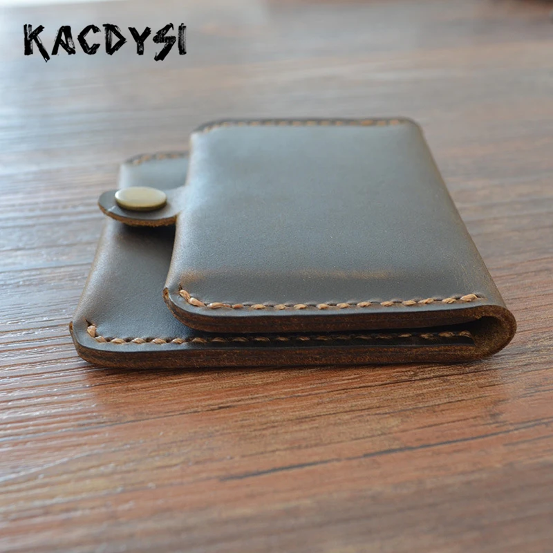 Роскошный винтажный маленький кошелек Mad Horse из воловьей кожи чехол для карт