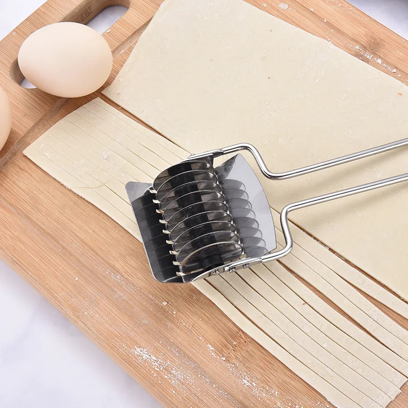 1 шт. Простой нож для лапши из нержавеющей стали самодельный полуавтоматический