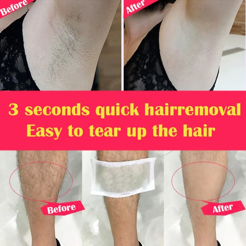 

1pc Hair Removal Wax Paper For Arms Legs Underarm Hair Eyebrow Bikini Fast & Easy Hair Removal Wax Strips