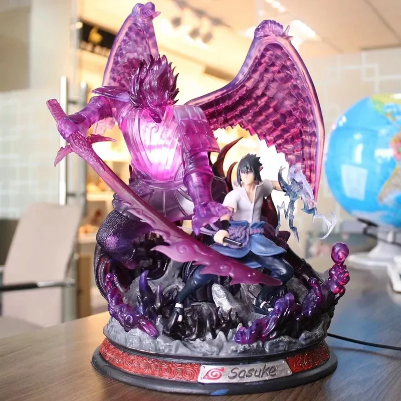 

Uchiha can refuse the statue handmade can be illuminated through the USB port Susanonghao