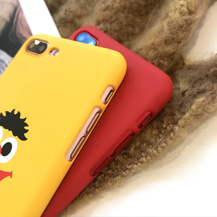 Милый мультяшный чехол для iPhone Xr X Xs Max Задняя панель 6 6S 7 8 Plus матовый телефона Smile