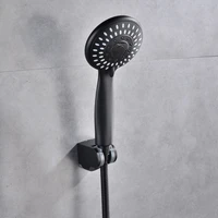 5 function spray matte black hand held shower head wall mounted shower set with hose shower holder water saving shower sprayer