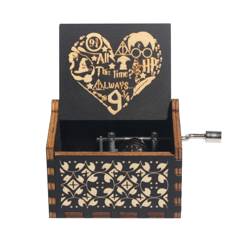 Хит продаж 2021 новый стиль деревянная музыкальная шкатулка с изображением