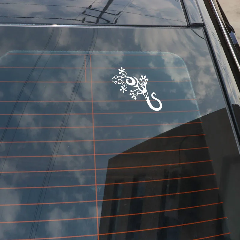 Крутая Милая ящерица Хамелеон декор для Авто/бампер/окно виниловая наклейка