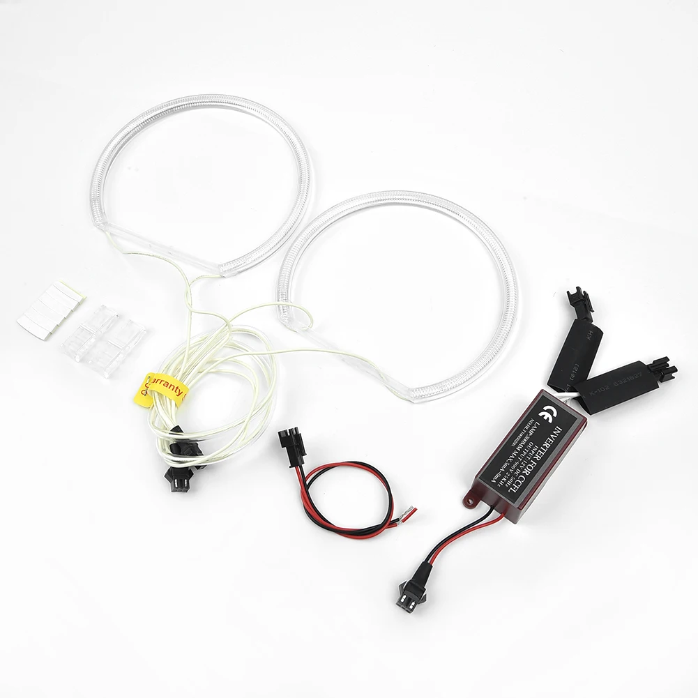 

Auto Angel Eye Ring 4Pcs White Halo Rings Waterproof For BMW E36 E46 E39