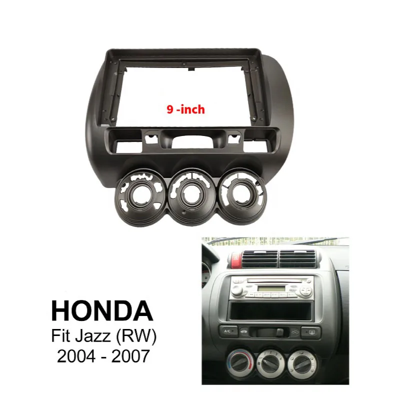 Автомобильный радиоприемник Fascia Панель рамка для HONDA Fit 2002-2007 установка DVD GPS Mp5