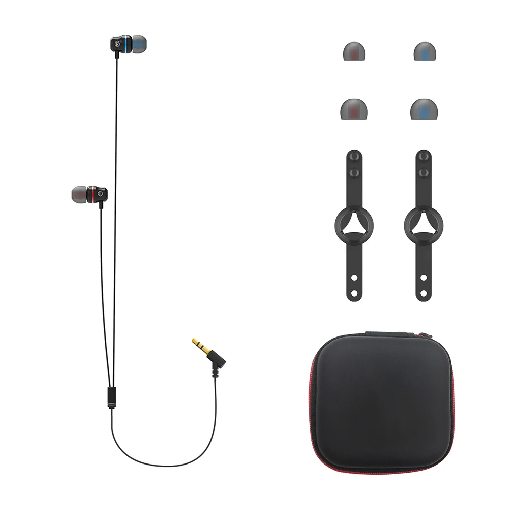 Проводной микрофон с поворотом на 360 градусов подходит для наушников вкладышей