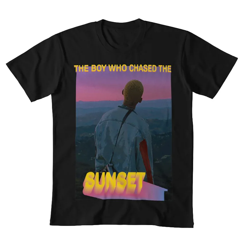Погоня за закатом футболка syre died in The Sunset jaden smith msfts rep the sunset ленты | Мужская одежда