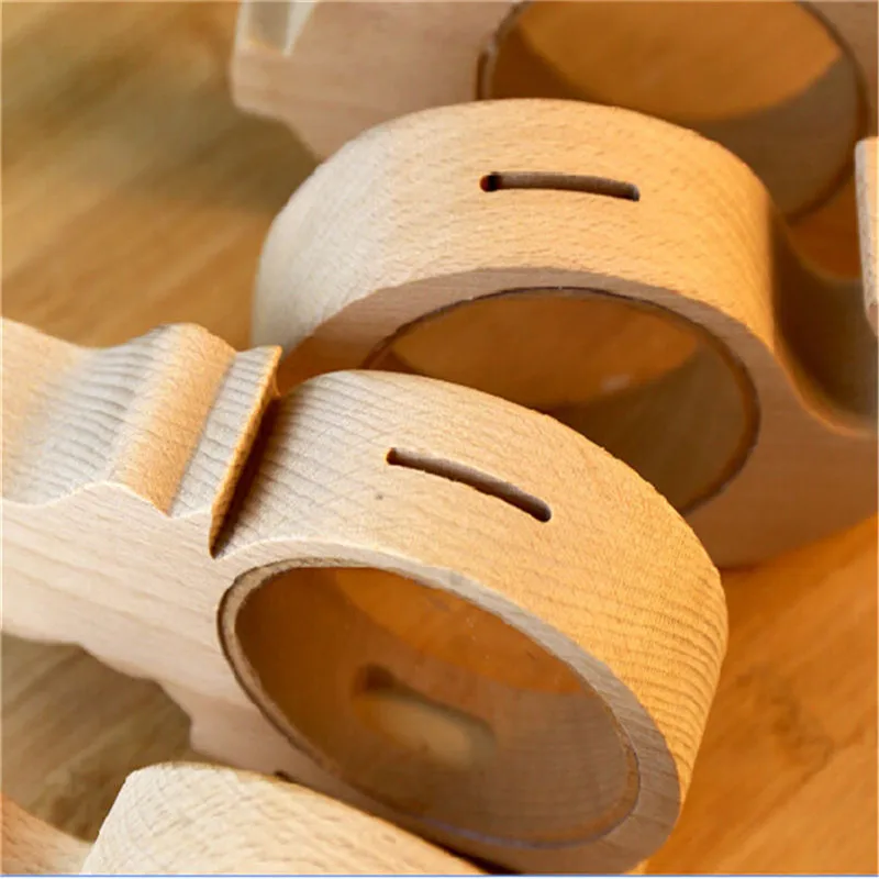 Милый бегемот киты слоны деревянный ящик для денег деревянные коробочки с