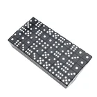 100 шт.лот черныебелые точечные кости, игра-головоломка, отправка детских 6-сторонних костей, сделай сам, игровые аксессуары, маленький размер