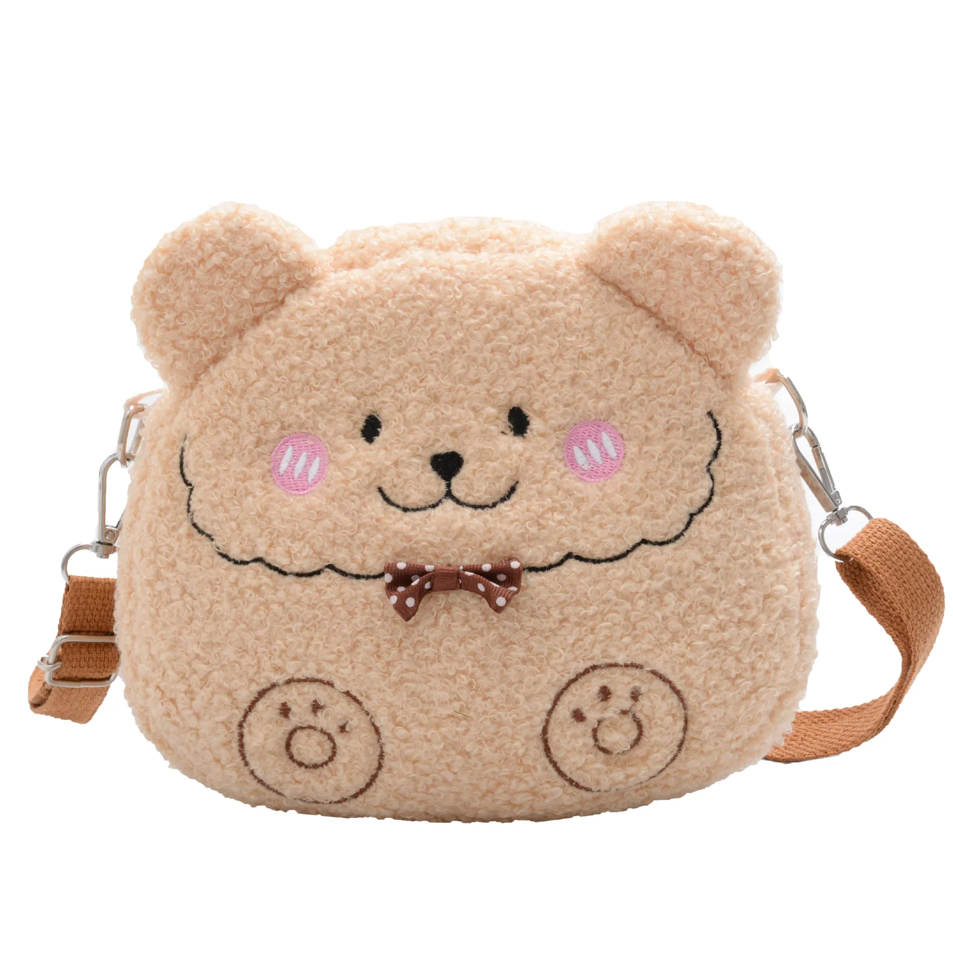 Детский плюшевый рюкзак с мультипликационным рисунком забавная игрушка для