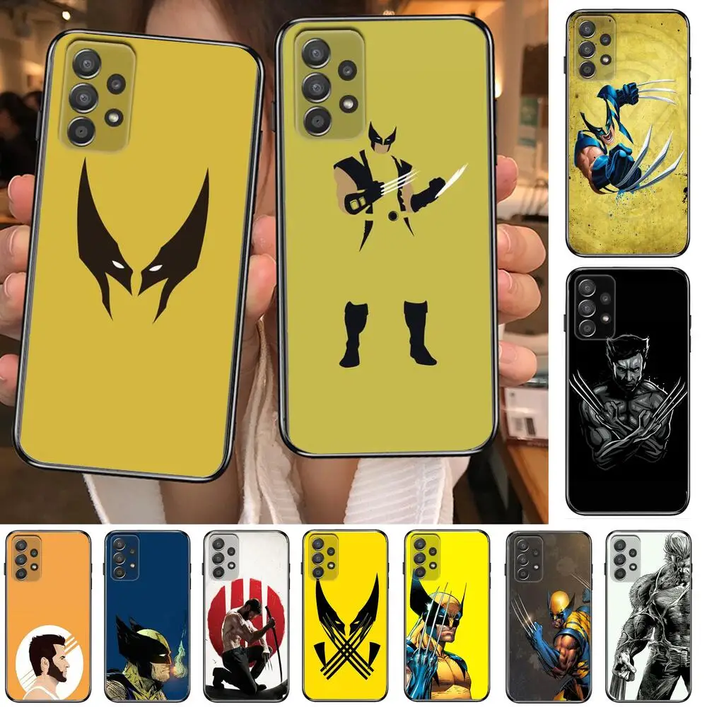 

Wolverine Phone Case Hull For Samsung Galaxy A70 A50 A51 A71 A52 A40 A30 A31 A90 A20E 5G S Black Shell Art Cell Cove