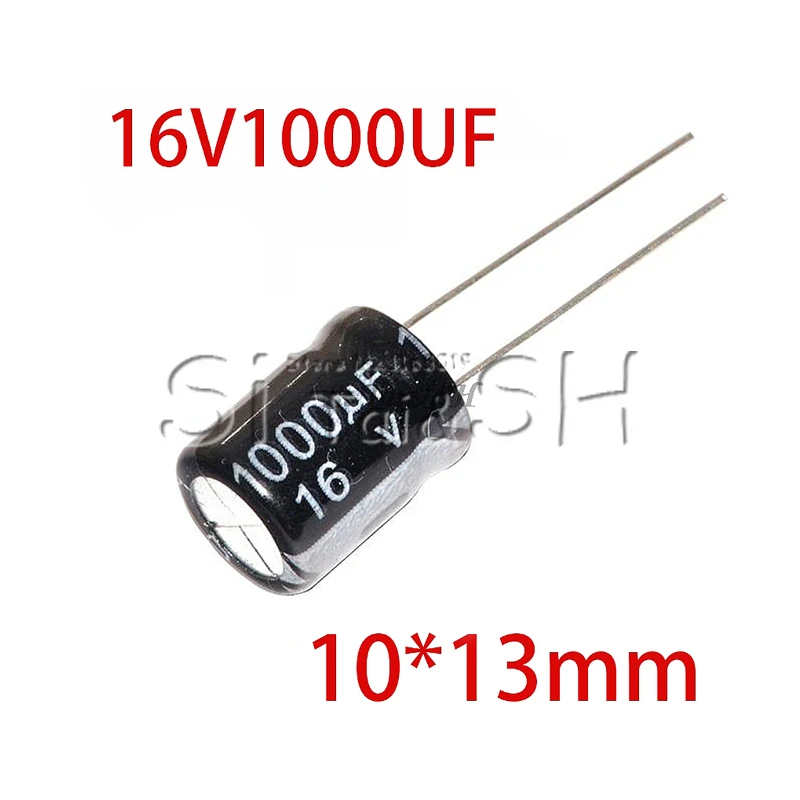 Алюминиевый электролитический конденсатор 20 шт./лот 1000 мкФ 16 в 8*16