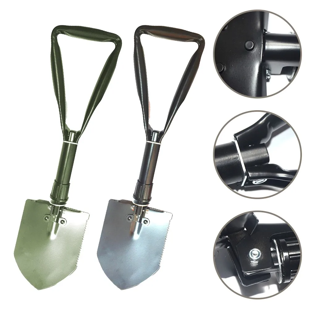 

Portable Folding Shovel Multifunction Survival Spade Trowel Garden Camping Outdoor Hand-Held Entrenching Garden Tools